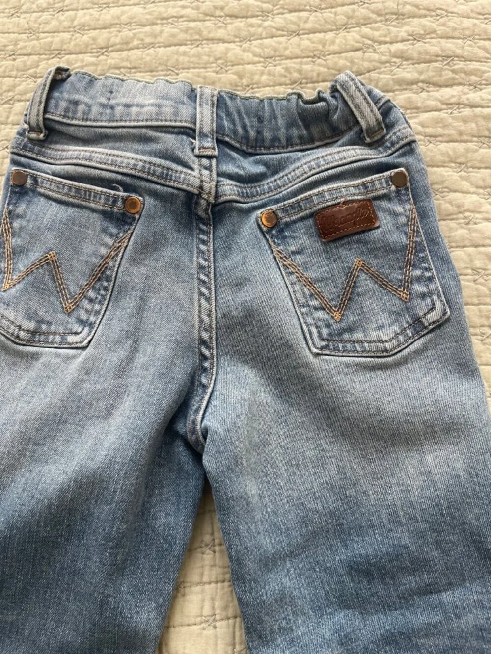 Wrangler’s Denim Jeans with Adjustable Waist